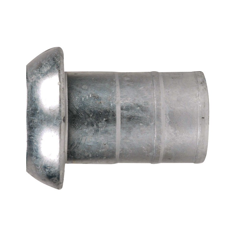 RACCORD PERROT MALE ZINGUE Ø 108/100