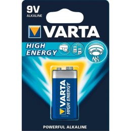 Pile Alcaline 9v/6lr61 High Energy Varta