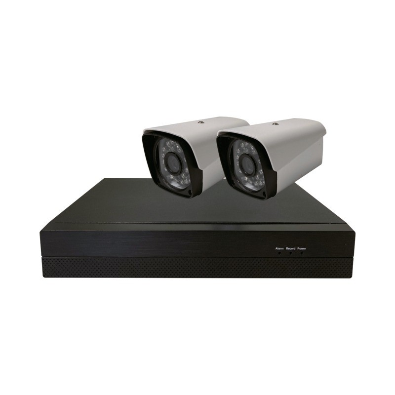 VIDEO SURVEILLANCE POE 2 CAMERAS AVEC DISQUE DUR 1TB