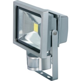 PROJECTEUR ALU LED 220V 20W 1440 LMS AVEC DETECTEUR GRIS