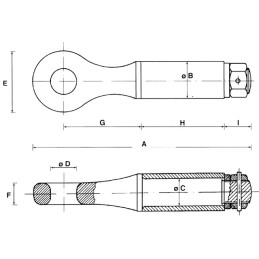 ANNEAU TOURNANT A SOUDER Ø30 CH 2.5T CV 0.4T