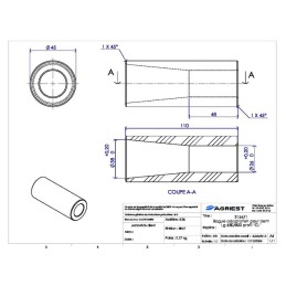BAGUE ADAPTATION PR DENT Ø36CL 680/800