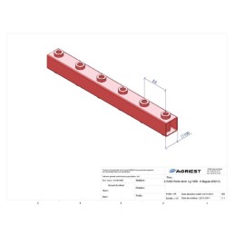 PORTE DENT LG 1000 6 BAG Ø42CL C100X100X5