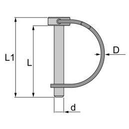 GOUPILLE A ARCEAU 6X63 MM