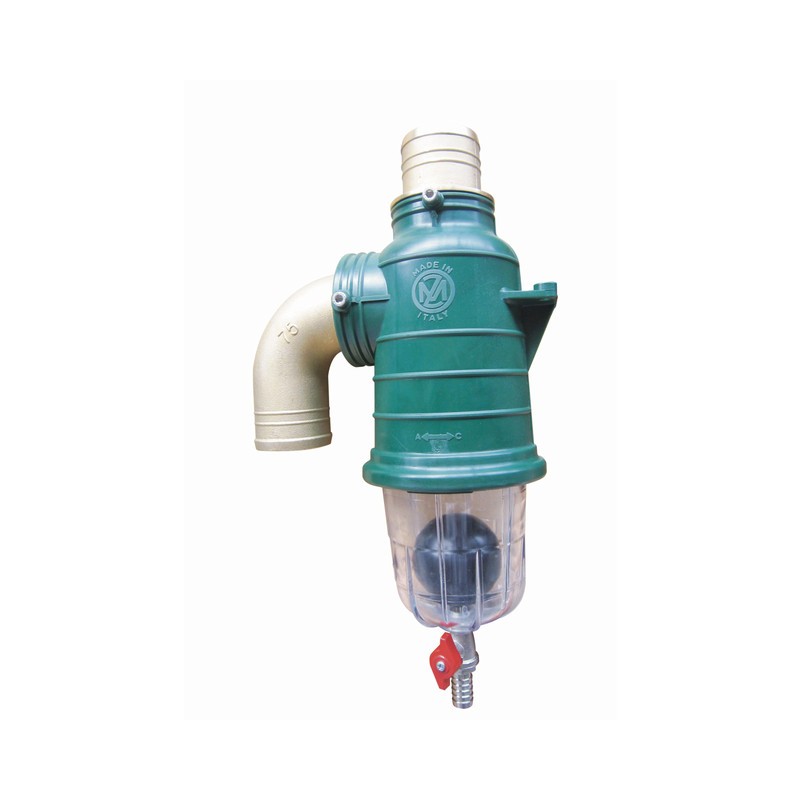 SECURITE Ø60 PVC DROITE AVEC  ROBINET