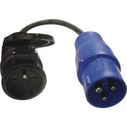 ADAPTATEUR CARAVANE MALE VERS FEMELLE 16A