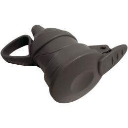 FICHE FEMELLE A CLAPET -16A 2P + T - GRIS