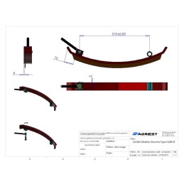 GLISSIERE GAUCHE TYP E NOIROT