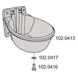 RONDELLE Ø 10 POUR ABREUVOIR M OD.41/43/46 SU EVIA