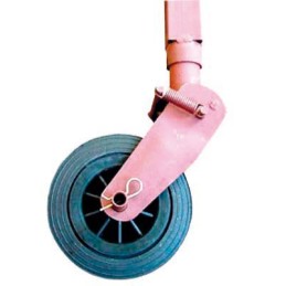 BEQUILLE ROUE C80 A RESSORTROUE CAOUT. Ø250X8 80 JANTE TOLE