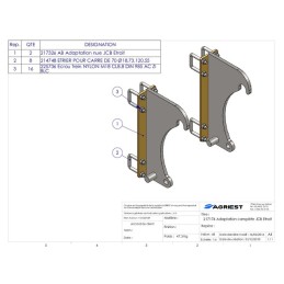 ADAPTATION COMPLETE JCB ETROIT