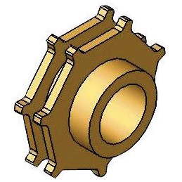 NOIX 12X36 7 EMP MECANO Ø 65 ETROITE TYPE LUC