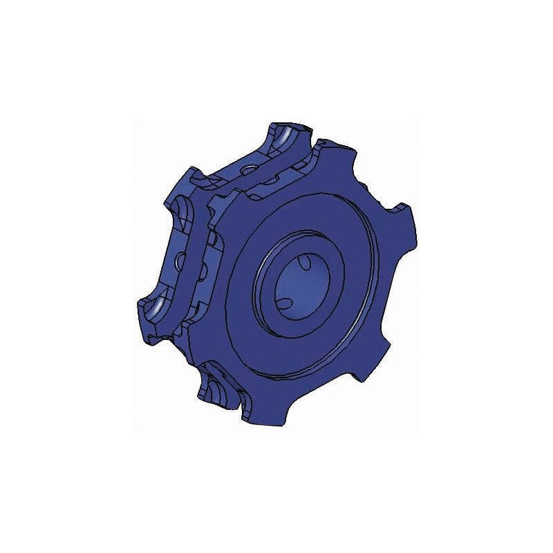 NOIX 10X35 6 EMP ACIER ETROITE Ø 35 + 4T Ø 10 AUD