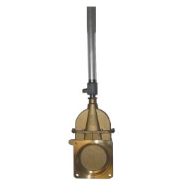VANNE BRONZE 6" 2 BRIDES AV VERIN GAZ