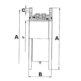 JOINT TOURNANT Ø 150 6" 8 TRS AV DECHARGEMENT