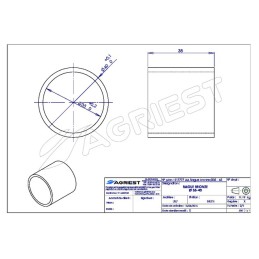 BAGUE BRONZE 40/35 HT38 PR SAM
