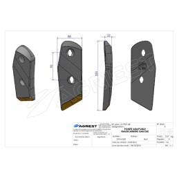 POINTE ADAPTABLE NAUDCARBURE GAUCHE