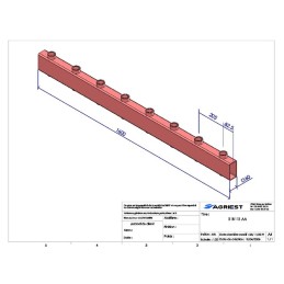 PORTE DENT LG 1600 8 BAG CYL C120X60X6