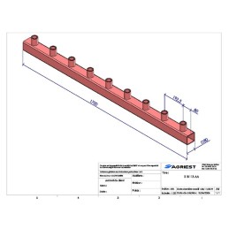 PORTE DENT LG 1700 9 BAG CYL C80X80X5