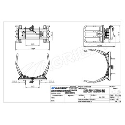 PINCE BALLE HYDRAU FAUCHEUX AM AGRI-POWER