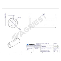 MANCHON DOUCET LG 120 Ø28RC8
