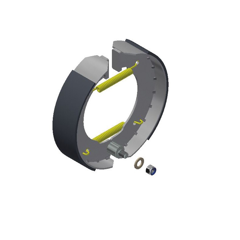 JEU DE 2 MACHOIRES Ø355X80 CAME + 2 RESSORTS 01906)