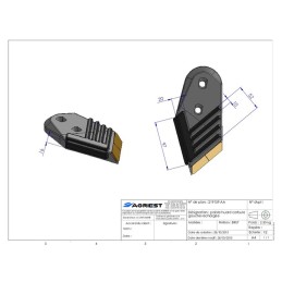 POINTE ADAPTABLE HUARDCARBURE GAUCHE RECHARGE E