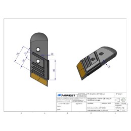 POINTE ADAPTABLE GBCARBURE DROITE RECHARGE