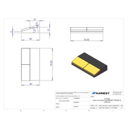 MISE A SOUDER CONTRESEP70X40X12 CARBURE