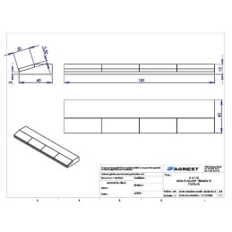 MISE A SOUDER CONTRESEP180X40X12 CARBURE