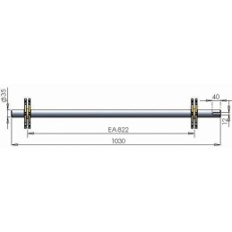 ARBRE ENTRAIN. LUC 10X30.5 EA 822