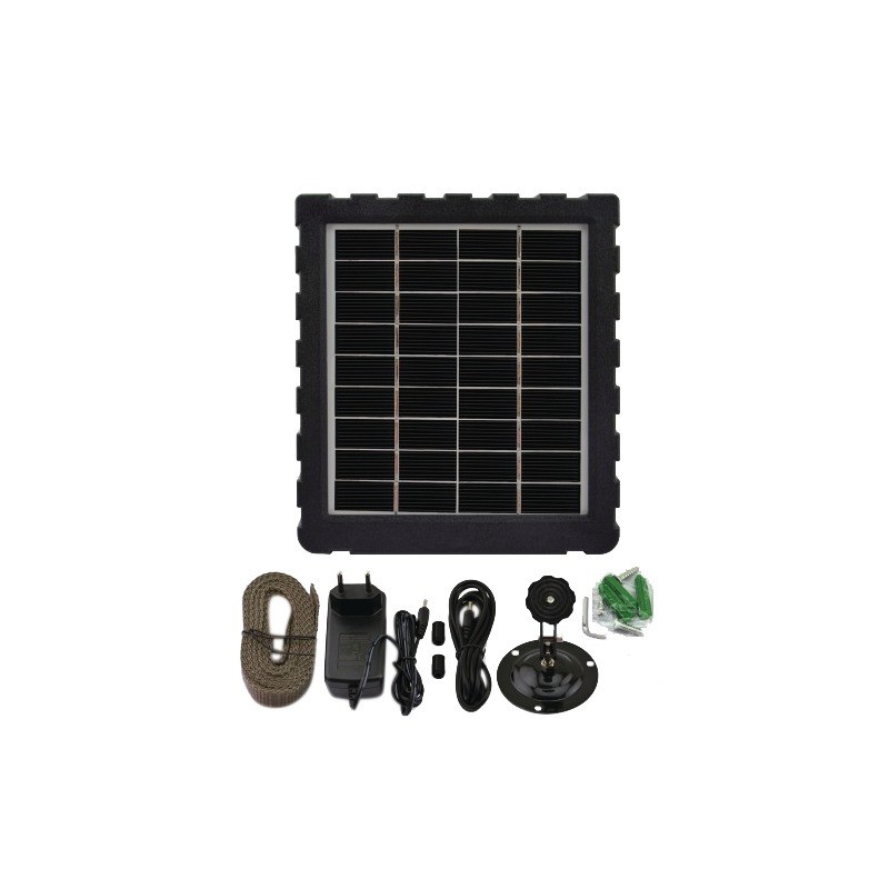 PANNEAU SOLAIRE AVEC BATTERIE INTEGREE POUR PIEGE PHOTO NUM'AXES