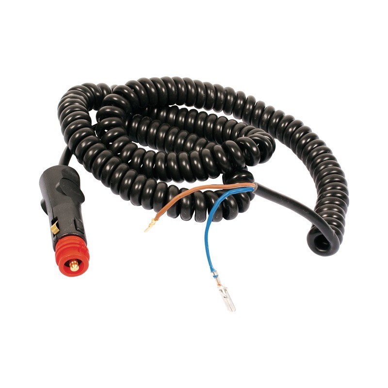 CABLE SPIRALE 7,5M + PRISE ALLUME-CIGARE