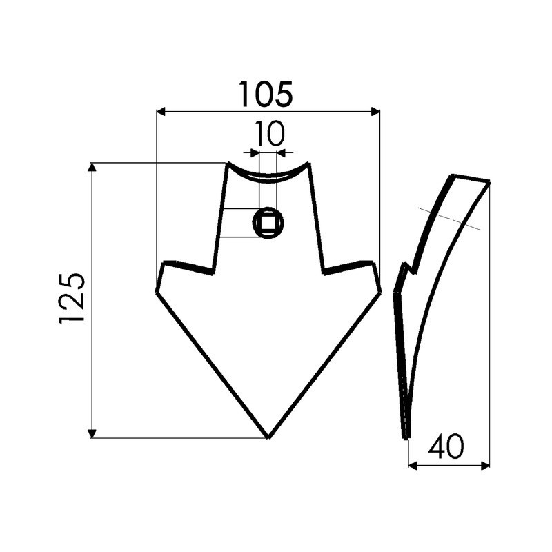 SOC PATTE D'OIE 105X4MM BIANCHI