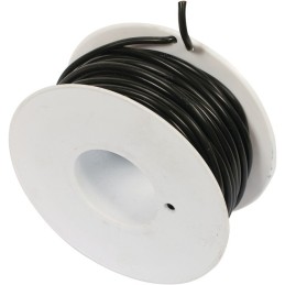 FIL MONOCONDUCTEUR NOIR 3mm² ROULEAU DE 25M