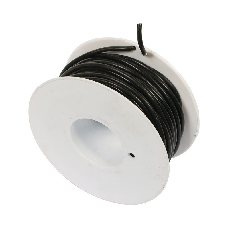 FIL MONOCONDUCTEUR NOIR 3mm² ROULEAU DE 25M