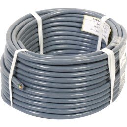 CABLE MULTICONDUCTEUR GRIS 5X1,5mm² ROULEAU DE 25M