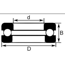 BUTEE A BILLES SIMPLE EFFET 51118  SKF
