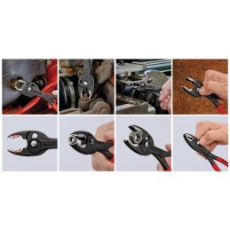 PINCE MULTIPRISE FRONTALE TWINGRIP GAINÉE PVC KNIPEX