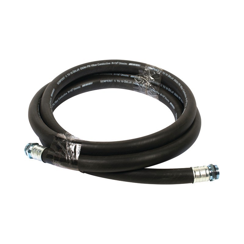 FLEXIBLE  REFOULEMENT GASOIL  4M D25MM AVEC RACCORDS 1 PIUSI