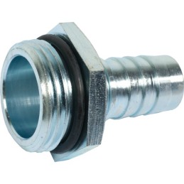 RACCORD LAITON CANNELE M1" X 19 MM AVEC JOINT TORIQUE