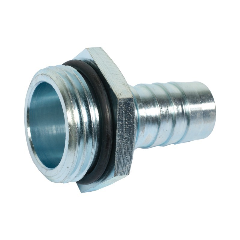 RACCORD LAITON CANNELE M1" X 19 MM AVEC JOINT TORIQUE