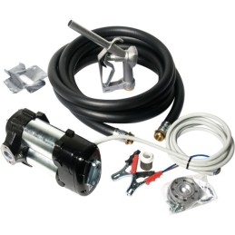 KIT POMPE TRANSFERT GASOIL 85L/MN 12V PISTOLET MANUEL PIUSI