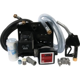 STATION MURALE GASOIL 56L/MN FILTRE PISTOLET AUTO PIUSI