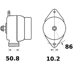 ALTERNATEUR 14V 95A IA0875