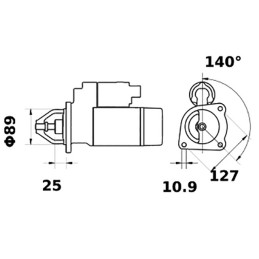 DEMARREUR 3,1 KW IS0705