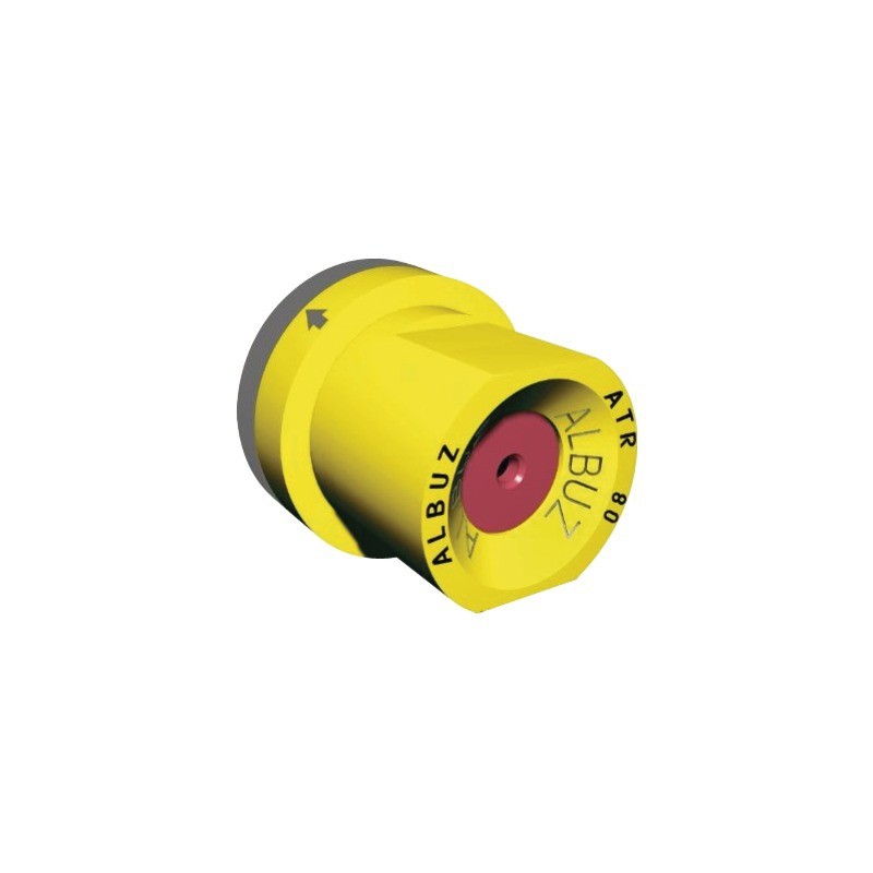 BUSE ALBUZ ATR 80° JAUNE CLIPS (x8)