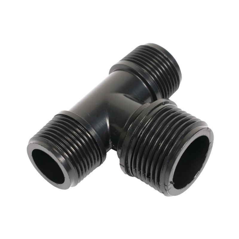 RACCORD EN T FIL.MALE G 3/4"M-M 1"M