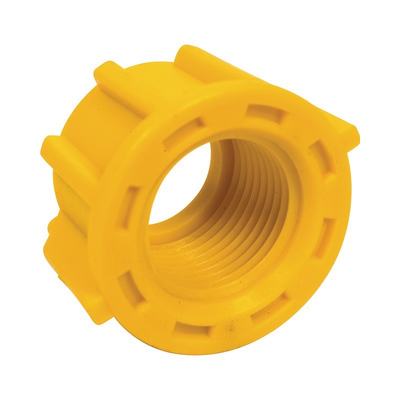 ECROU  3/8" GAZ (JAUNE)