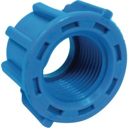 ECROU  3/8" GAZ (BLEU)